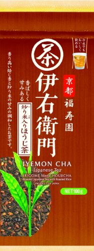 宇治の露 伊右衛門 炒り米入りほうじ茶 100g×2個