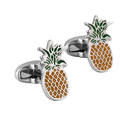 Mancuernillas para Hombre Daesar en Plata y Amarillo miniatura 1