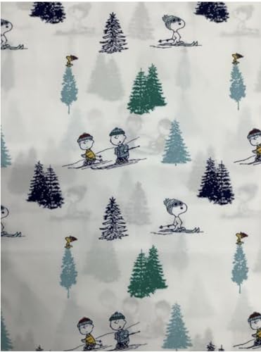 Berkshire Blanket Peanuts Christmas Sheet Set, Twin
