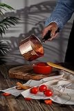 DEMMEX Copper Saucepan, 1mm Thick Solid Uncoated...