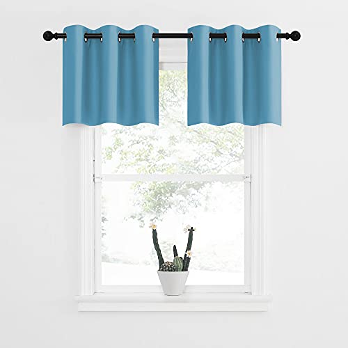 NICETOWN Thermal Insulated Blackout Window Valances for Camper RV