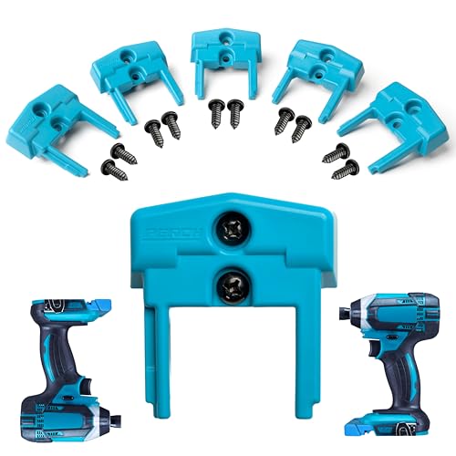 Makita 18V Drill Holder - Snap Fit Accessory Mount - Strong Grip Tool Holder with 12 Screws - Easy to Install & Lock - Made in USA