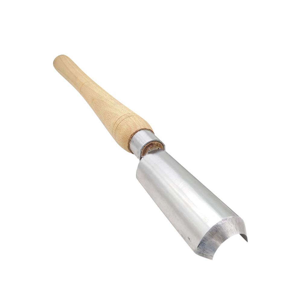 Scalpello per Tornio, Sgorbia per Sgorbia Scalpello per Tornio Utensili per Tornitura Del Legno, Utensili per Tornitura Del Legno con Manico in Legno, Raschietto per Sgorbia per Hobbisti Del