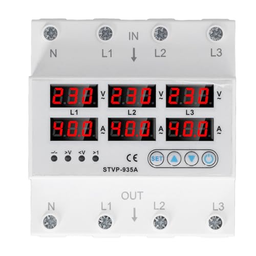 Protection courant tension 40A avec affichage pour controle automatique industriel