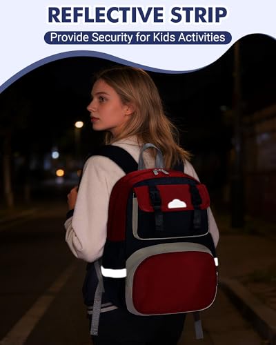 Image of Kids Backpack for Girls Boys Toddler School Bookbag with Lunch Box