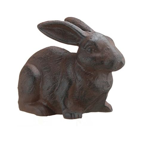 INsideOUT Full Bodied Cast Iron Rabbit Garden Figure Cover