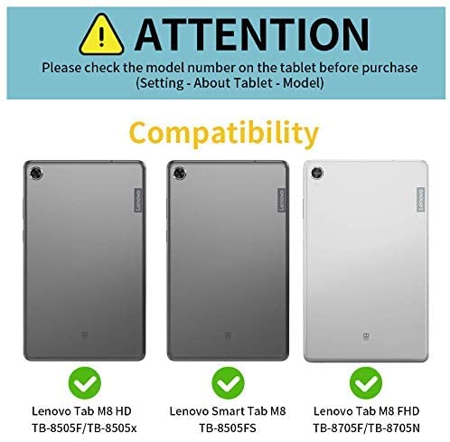 I-Original Kids Case For Lenovo Tab M8 Gen 3 2022 Tablet, Lenovo Tab M8 Hd Lte 2021/Tab M8 Hd/Smart Tab M8/Tab M8 Fhd 2019,Lightweight Shockproof Kid-Proof Case For M8 8.0 Inch Tablet - Rose Red #TOP1