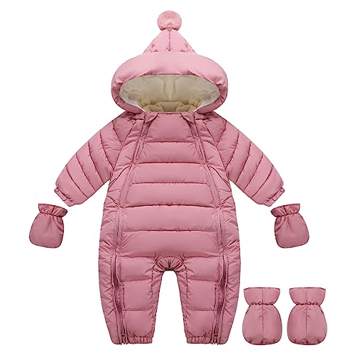 Image of Baby Boys Snowsuit Infant Girls Snow Suits Winter Coat Jackets Toddler Jumpsuits