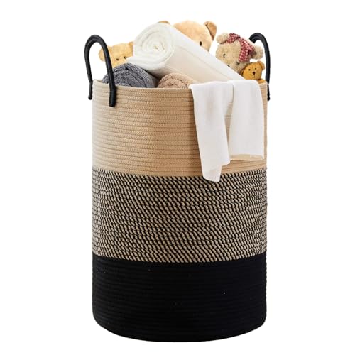 Opiniones de Cestos de almacenaje que puedes comprar esta semana. 42 POKYGO Cestas Almacenaje de Cuerda de Algodón con Asas,Cesta de Lavandería de Cuerda Tejida,Multiusos,Juguetero Practico,para Guardar Ropa, Mantas y Juguetes Para Lavandería,...