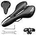 BELSVOR Selle Velo Confortable, Selle VTT, Selle Velo Ergonomique, Selle Velo Confort Imperméable avec 1 Clef, 1 Clef Hexagonale, 1 Housse de Pluie, Selle Vélo pour VTT/Vélo/Vélo de Route/Vélo Pliant