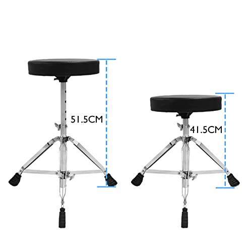Arborea Drum Throne Height Adjustable Comfortable Padded Saddle Sturdy Drum Seat Stool For Adults And Kids Drummers Stool Portable Folding Drum Chair #TOP5