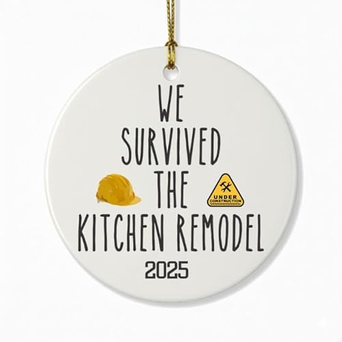 Kitchen Remodel Survival Ornament, We Survived The Kitchen