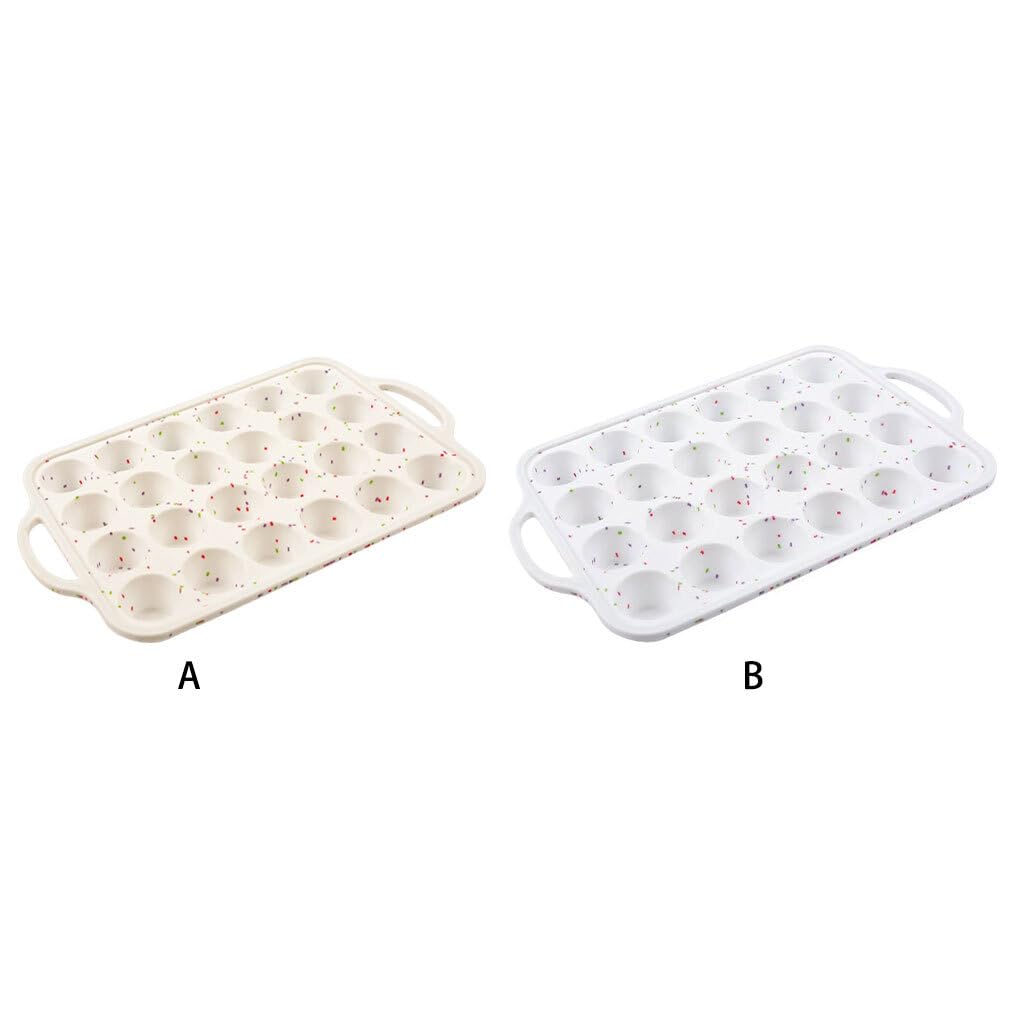 Mini moldes para cupcakes, silicona de calidad alimentaria, Mini moldes para muffins seguros y saludables, molde de silicona para Mini muffins, Gel de sílice, color arroz