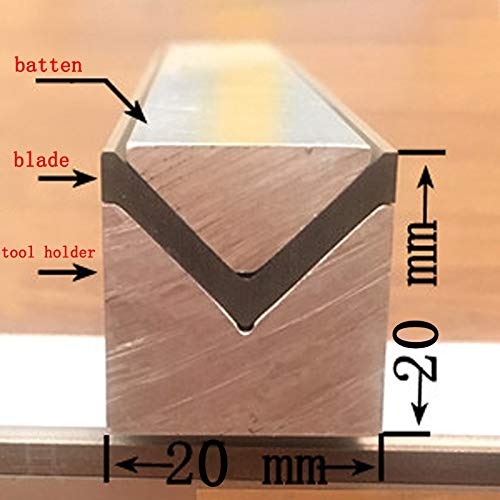 DIY Narzędzie do obróbki drewna Kolumna schodowa Poręcz Narzędzie tokarskie ze stopu Wteel Materiał do obróbki drewna CNC Tokarka narzędziowa (Kolor: 20x20x200MM R0.5)