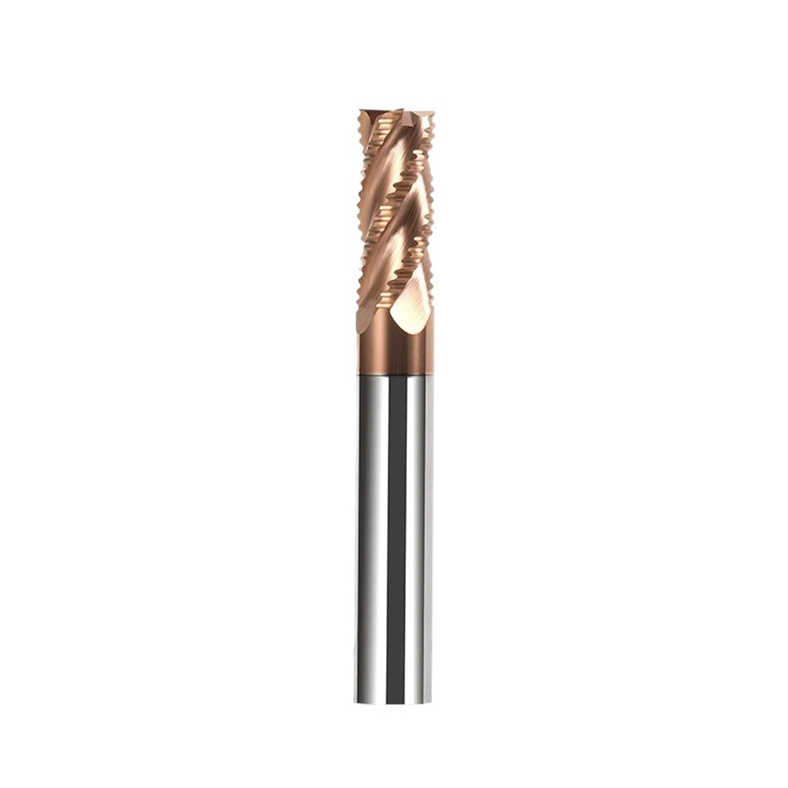 Fresa de desbaste 4 flautas HRC55, fresa recubrimiento Nano carburo acero tungsteno for mecanizado CNC, cuchillo ondulado, herramientas fresado, 1 Uds(5.0x13Cx6Dx50L)