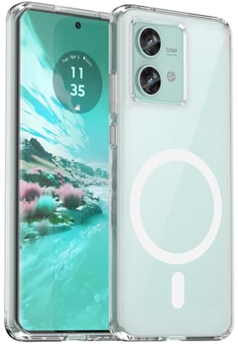 Motorola Moto Edge 40 �P�[�X���� MagSafe�Ή� �P�[�X �}�O�l�b�g���� �}�O�Z�[�t�Ή� ���g���[�� Edge 40�J�o�[ �S�ʕی� �ϏՌ� ���^ �y�� �w��h�~ ���΂݂Ȃ�(����)