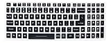 Silicone Keyboard Skin Compatible for Acer Nitro 5 AN515-43/44/45/54/55 15.6', AN517-54/53/51/52 NP515-51 Nitro 7 AN715-51/52 15.6', Acer Predator Helios 300 PH315-52/53 PH317-53/54 15.6' 17.3' (Black