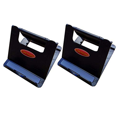 Homyl 2 Peças Suporte Dobrável Suporte De Mesa Ajustável Tripé Suporte - Preto