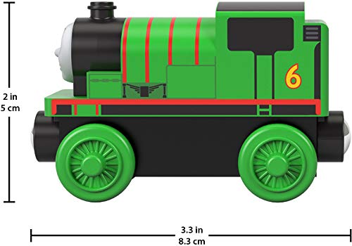 Thomas & seine Freunde GGG30 Percy Holzeisenbahn, Spielzeug ab 2 Jahren – Bild 3