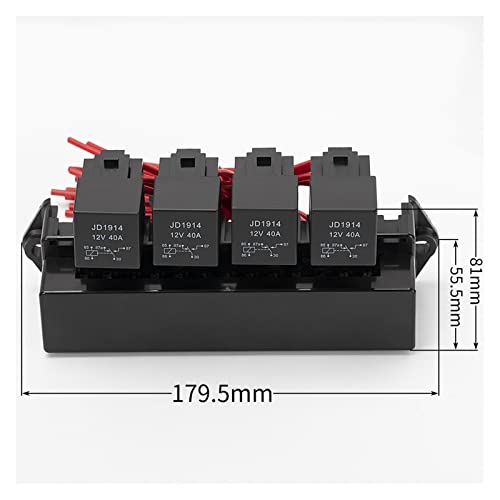 Boîte de relais à fusibles multi-circuits 15 emplacements pour faisceau
