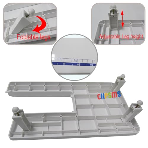 CKPSMS Brand Adjustable Height Extension Table Compatible with Brother XM2701 XM3701 LX3850 XR37T XL2800 BM2800 H537ST GS2700 GS2750 GS2786 GS3700 GS3750 27PK/2799 Sewing Machines