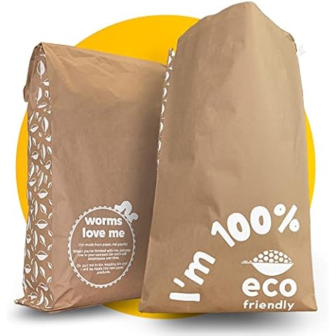 Simplelifeco UK XXL Paper Mailing Sacks | 100% Eco Friendly, Biodegradable Extra Large Postage & Packaging Bags, 13 x 26” (33 x 66 cm) + Lip | Pack of 10 Cover