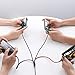 USAMS 2Pack Multi Charging Cable Charger Cord Nylon Braided 10ft/3m 4 in 1 USB Adapter with IP/Type C/Micro Connector for Phone/Galaxy and More