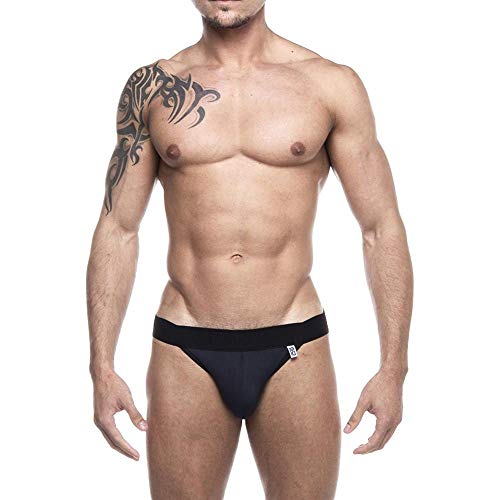 Cuecas JockStrap Masculina em Algodão Tamanho Único (Preto)