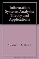 Information systems analysis;: Theory and applications 0574191003 Book Cover