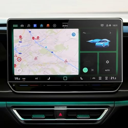 Écran LCD 15 Pouces VW Tiguan 2024 : remplacez l'affichage rayé par du verre trempé