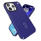 Speck iPhone 15 Pro Max Case - ClickLock No-Slip Interlock, Built for MagSafe, Drop Protection - Scratch Resistant, Soft Touch, 6.7 Inch Phone Case - Presidio2 Pro Future Blue/Purple Ink/Sky Purple