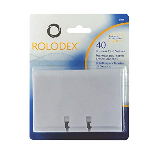 Preisvergleich Produktbild ROLODEX Visitenkartenh¸llen f¸r Rollkartei, 67 x 102 mm VE = 1