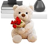 Bear Plush | Stuffed Bear – Cute Doll Home Decor | Cartoon Romantic Plush Toys for Women & Girlfriend | Soft Gift for Kids, Christmas, Wedding, Birthday & Valentines
