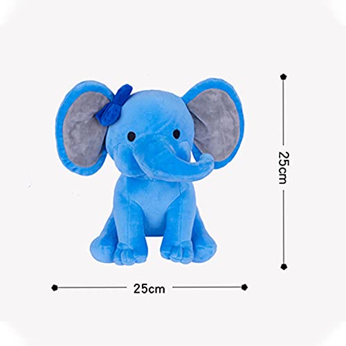 Stuffed Elephant Animal Plush Toys Soft Elephant Plush Gift For Baby, Boy, Girls - Great For Nursery, Room Decor, 9.8 Inches #TOP1