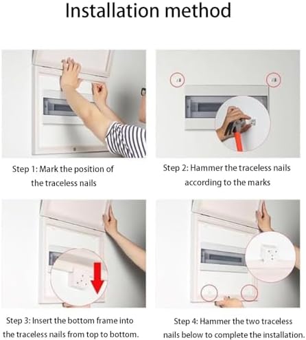 Wall Mounted Electrical Panel Cover - Decorative Fuse Box Cabinet for Hidden Circuit Breaker, Modern Design (40x30cm) - Stylish Wall Art & Circuit Protection Solution
