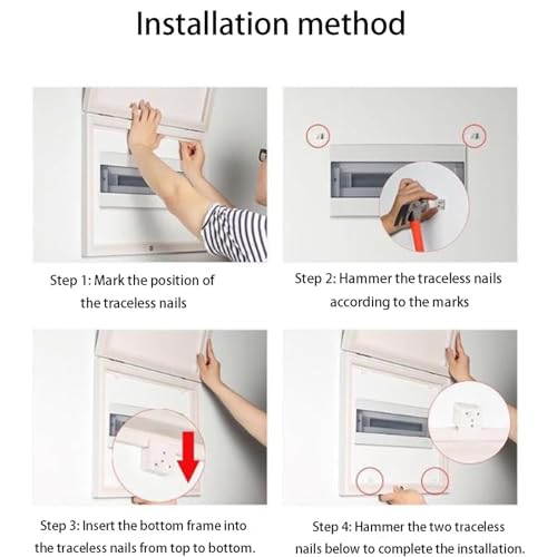 Cubierta de panel eléctrico moderna para ocultar la caja de fusibles en tu pared 7