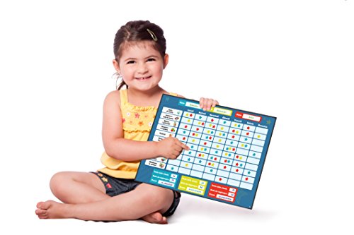 Faya Tabella Delle Ricompense Magnetica Per Bambini - Monitoraggio Faccende E Comportamenti Per Fino A 3 Bambini