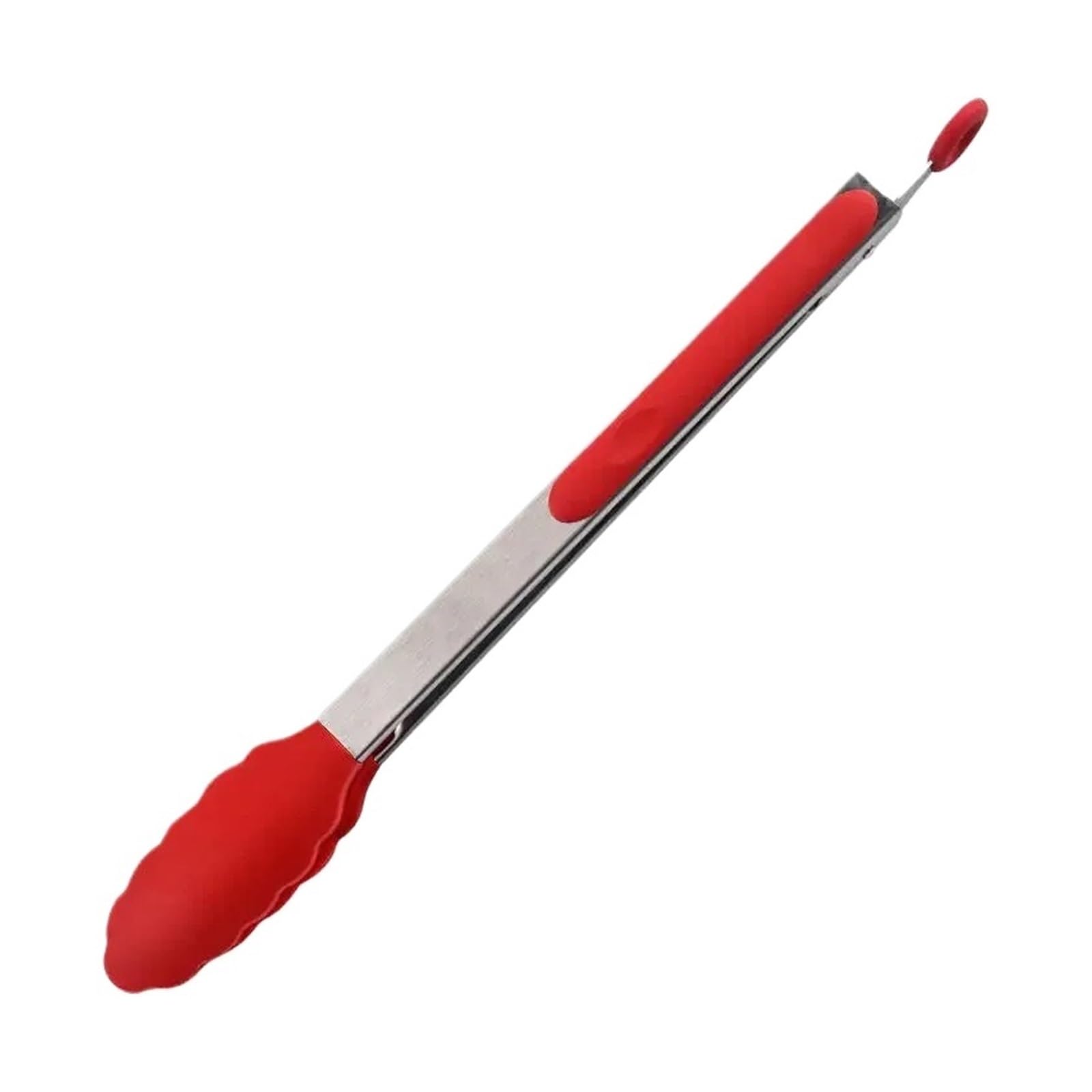 Pinze da cucina in silicone, Set di pinze for insalata pane in silicone in acciaio inossidabile multicolore 9-12 pollici(-Black 12inch)