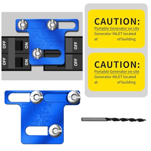 Generator Interlock Kit for Eaton Cutler Hammer BR Series 100 Amp Panel (Blue)