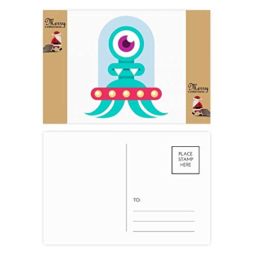 Cartes postales alien monster cyclops pour un anniversaire enfant