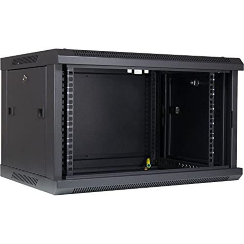 Inter-Tech SMA-6406 6U rack monté sur le mur noir en acier robuste durable