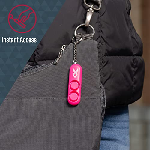 Sabre Personal Safety Kit With Pepper Spray And Personal Alarm, 25 Bursts, 10-Foot (3-Meter) Range, 120Db Alarm, Audible Up To 1,280-Feet (390-Meters), Supports National Breast Cancer Foundation(Nbcf) #TOP6