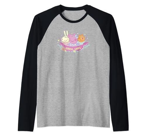 T-shirt Peppa Pig Halloween look raglan idéal pour la récolte de bonbons