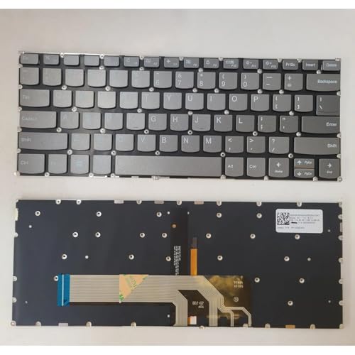 US Lenovop Wei 6 Pro-13 13IWL 13IML/Wei 5 Pro-14IML/Wei PRO-14-IML IIL IWL/S740-14IIL IML/C740-14IMLp m[gp\RL[{[h(Gray backlit 