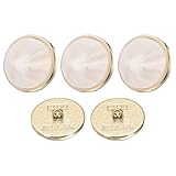Taille - Vous recevrez 5 boutons ronds marron foncé d'un diamètre de 20mm (4/5