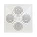 Pure Resonance Audio SD4 SuperDispersion 70V and 8 Ohm Ceiling Mounted Drop Tile Speaker Array (2 Speakers + Wire)