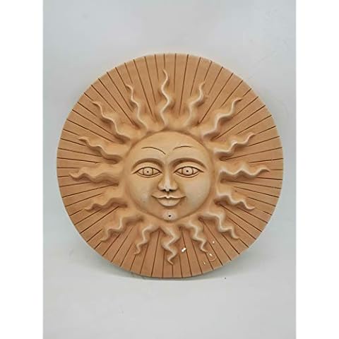 Deko Wandbilder -Sonne und Mond- aus italienischem Terrakotta in verschiedenen Größen -frostfest und witterungsbeständig- "QUALITÄTSWARE" schöne Dekoration Cover