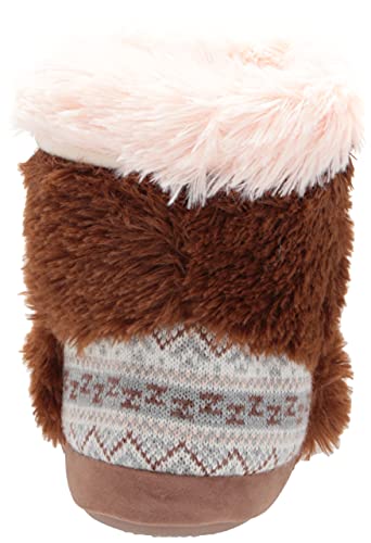 Muk Luks Girls Muk Luks® Girl's Zoo Friends Bootie Slipper, Sleepy Sloth, X-Large Big Kid Us #TOP2