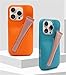 Jtsery Lipgloss Holder Case for iPhone 16, Lip Gloss Case Lipstick Lip Glaze Stylish Silicone Funny Women Girls Cover for iPhone 16 6.1 inch 2024 (Rose)