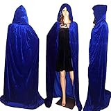 Con capucha, extra larga, con cordones y diseño de gran tamaño, la capa de Halloween para adultos te ayuda a ser la más visible en la fiesta.